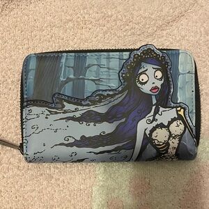 Loungefly Blue and Black Gothic Wallet